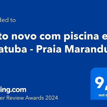 Apto Novo Com Piscina Em Ubatuba - Praia Maranduba Buitenkant foto