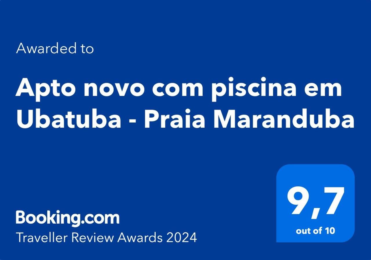 Apto Novo Com Piscina Em Ubatuba - Praia Maranduba Buitenkant foto